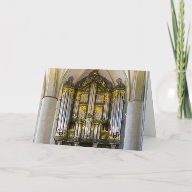 Cartão De Festividades Organ, Groningen, Países Baixos (Frente)