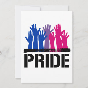 Cartão De Festividades Orgulho Conjuntos Bissexuais