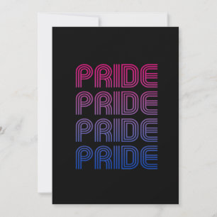 Cartão De Festividades Orgulho Retroativo Bissexual