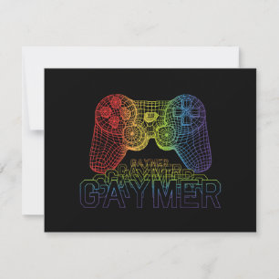 Cartão De Festividades Orgulhoso Gaymer, Jogos do Orgulho Gay