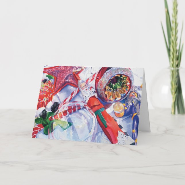 Cartão De Festividades Ornamento (Frente)