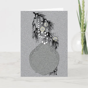 Cartão De Festividades Ornamento 1 do Doily