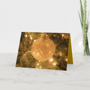 Cartão De Festividades Ornamento de Árvore Feliz de Natal