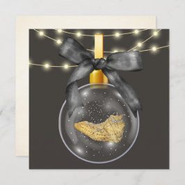 Cartão De Festividades Ornamento de Mapa da Ilha Hillton, Feliz Natal