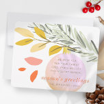 Cartão De Festividades Ornamento de Neve de inverno Moderno em Pine<br><div class="desc">Design é composto pelo Ornamento de Neve de inverno de Natal em Pine

Disponível aqui:http://www.zazzle.com/store/selectpartysupplies</div>