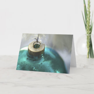 Cartão De Festividades Ornamento do Aqua