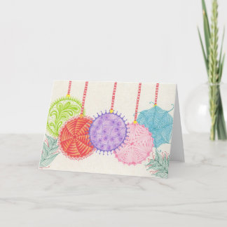 Cartão De Festividades Ornamento do feriado