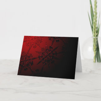 Cartão De Festividades Ornamento vermelho