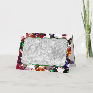 Cartão De Festividades Ornamentos Congelados (quadro fotográfico)