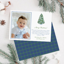 Cartão De Festividades Ornamentos de Jar de Ginger Feliz Foto de Natal