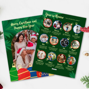 Cartão De Festividades Ornamentos retrorreflectores Arquivados Ano em Rev