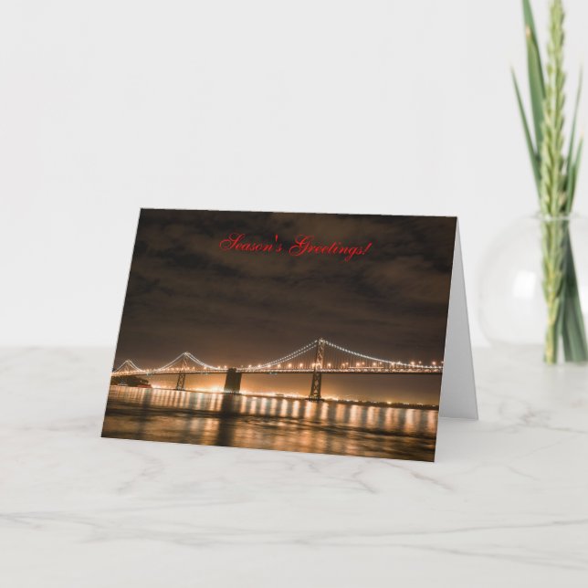 Cartão De Festividades Os cumprimentos da estação! (Frente)