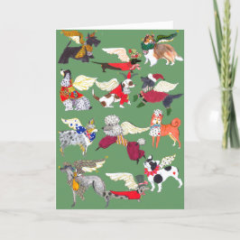 Cartão De Festividades Os doze cães do Natal