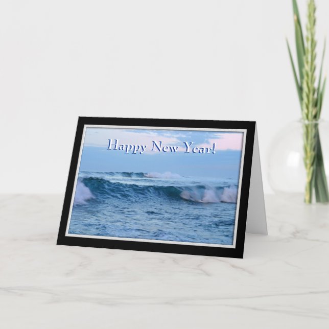 Cartão De Festividades Os felizes anos novos (Frente)