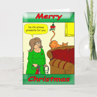 Cartão De Festividades Os gatos são muito independentes