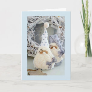 CARTÃO DE FESTIVIDADES OS GNOMES SABEM COMO DIZER ** MERRY NATAL**