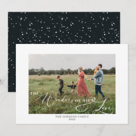 Cartão De Festividades Os Maravilhosos de Sua Foto do Amor