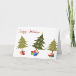 Cartão De Festividades Os Presentes do Natal - "Feliz Natal"