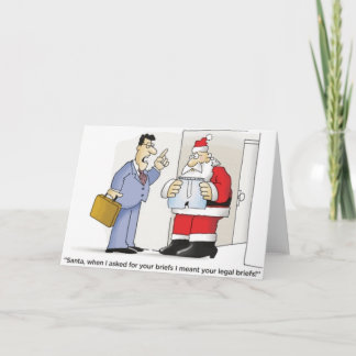 Cartão De Festividades Os resumos legais do papai noel