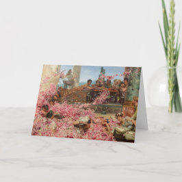 Cartão De Festividades Os Rosas de Heliogabalus