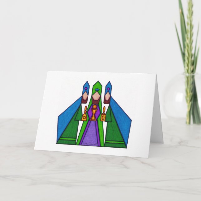 Cartão De Festividades Os Sábios (Frente)