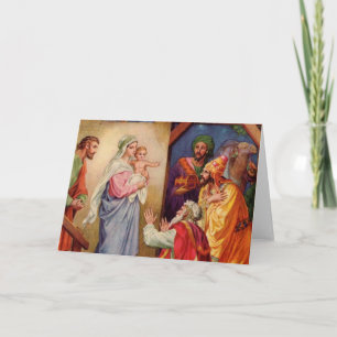 Cartão De Festividades Os três sábios