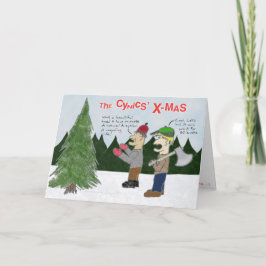 Cartão De Festividades Os X-mas dos cínicos