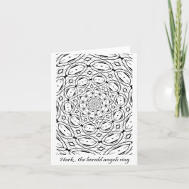 Cartão De Festividades Ouça, anjos de The Herald cantam