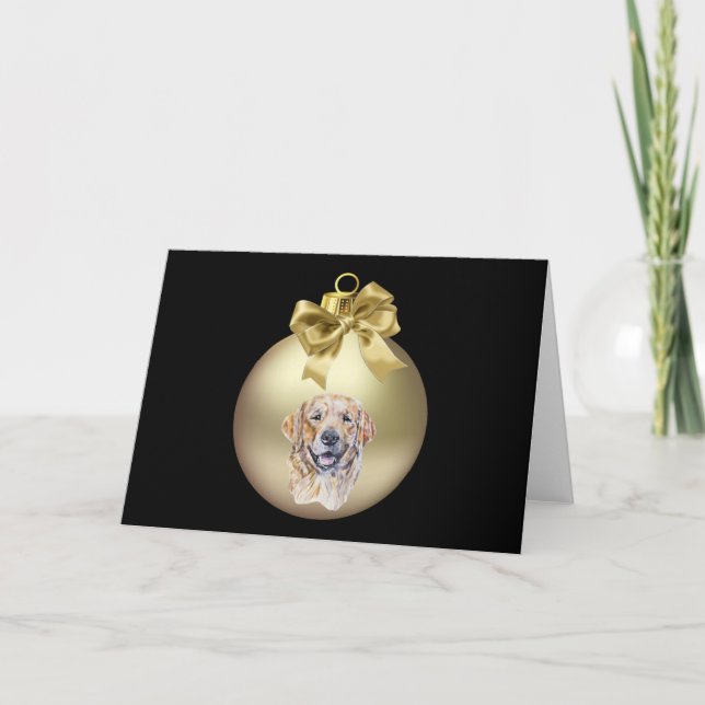 Cartão De Festividades Ouro (Frente)