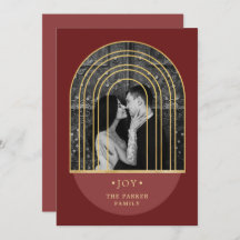 Ouro | Vinho - Foto de Natal Vermelho