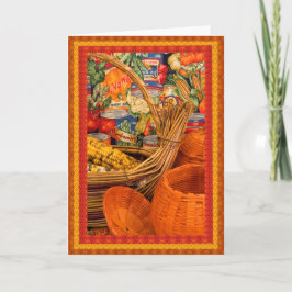 Cartão De Festividades Outono