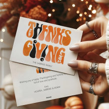 outono de Ação de Graças do Grafite Branco Moderno