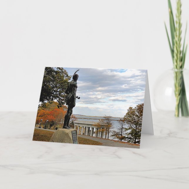 Cartão De Festividades Outono em Cole's Hill, Plymouth MÃE Card (Frente)