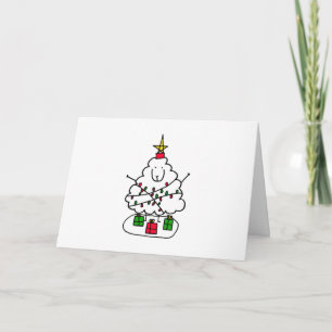 Cartão De Festividades Ovelha de Natal