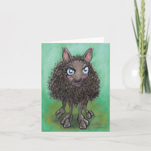 Cartão De Festividades Ovelha Negra