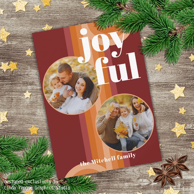 Cartão De Festividades Padrão de Arte de Ondas de Abstrato Retroativas Pe (Criador carregado)