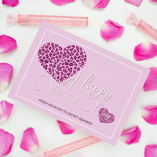 Cartão De Festividades Padrão de Corações do Dia Feliz dos Namorados