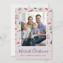 Padrão de Foto de Natal Mais Alegre Script