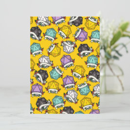 Cartão De Festividades Padrão do Conjunto de Dados D20