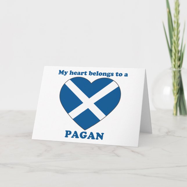 Cartão De Festividades Pagan (Frente)