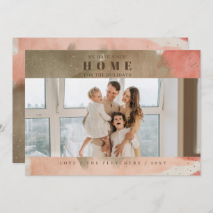 Cartão De Festividades Página inicial Abstrato cor-de-rosa para movimento