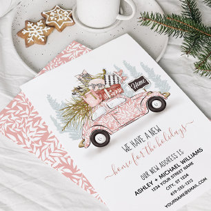 Cartão De Festividades Página inicial para a movimentação de um carro de