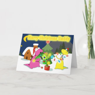 Cartão De Festividades pai do Feliz Natal