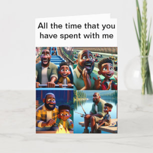 Cartão De Festividades Pai e Amigo