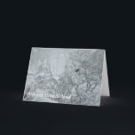 Cartão De Festividades País das maravilhas do inverno<br><div class="desc">Passeio em um país das maravilhas do inverno!  E no meio dele todo,  uma imagem de inspiração de um cardeal bonito.  A promessa da renovação para o próximo ano.</div>