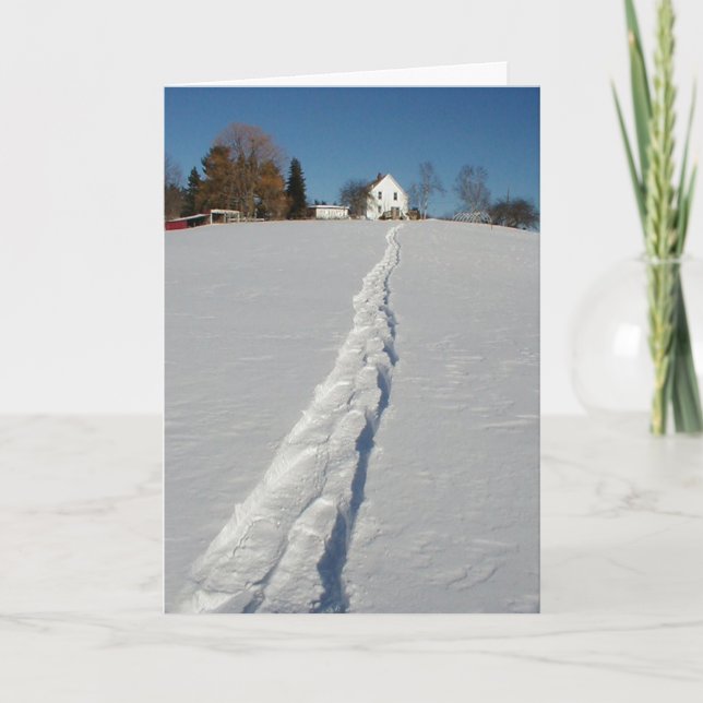 Cartão De Festividades País das maravilhas do inverno (Frente)