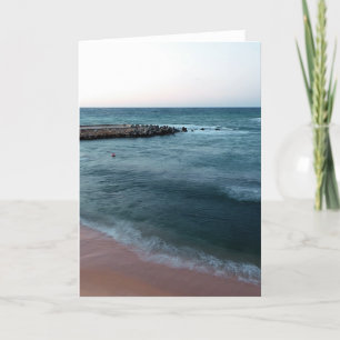 Cartão De Festividades Paisagem marinha