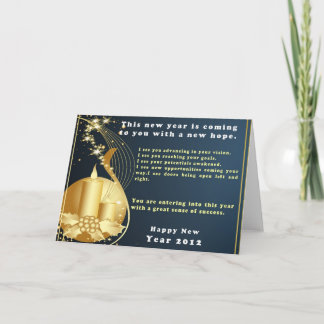 Cartão De Festividades Palavras proféticas para 2012