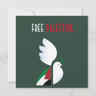 Cartão De Festividades Palestina livre