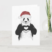 Panda do papai noel